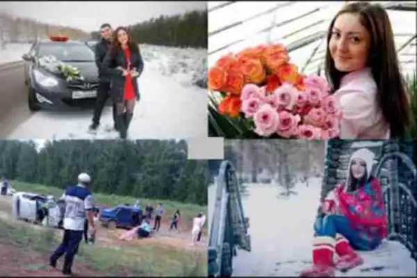 See The Heartbreaking Moment 23 Year Old Bride Was Killed On The Way To Her Wedding